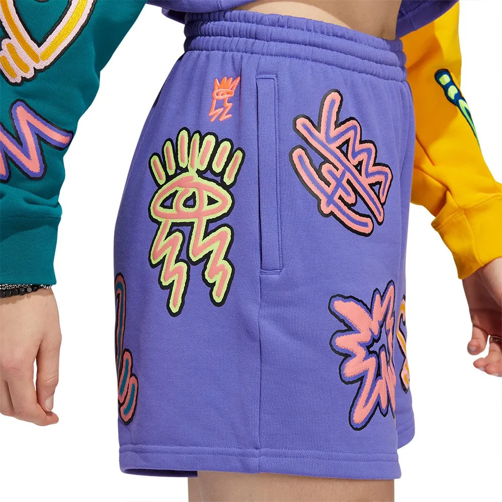 Adidas Originals Love Unites Loose Shorts 9 Adidas Originals Love Unites Loose Shorts - Image 7