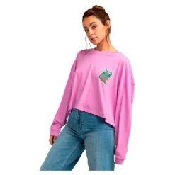 Bloomora Shop 15 Billabong Beach Boyfriend Crop Short Sleeve T-Shirt