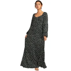 Billabong Love Island Long Sleeve Long Dress