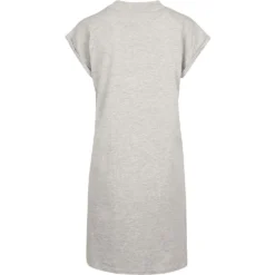 Build Your Brand Turtle Extended Shoulder Short Sleeve Short Dress -Bloomora Shop build your brand turtle extended shoulder short sleeve short dress 3