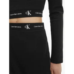 Calvin Klein Jeans Repeat Logo Elastic Milano Skirt -Bloomora Shop calvin klein jeans repeat logo elastic milano skirt 3