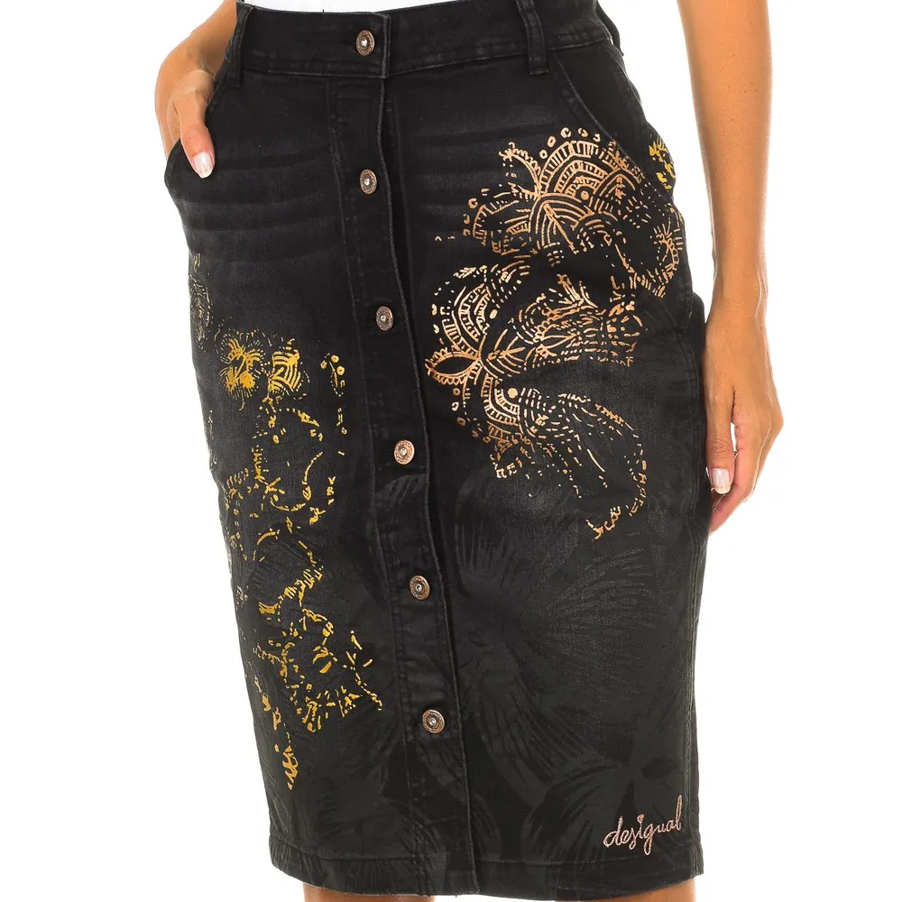 Desigual Denim Skirt 4 Desigual Denim Skirt - Image 2
