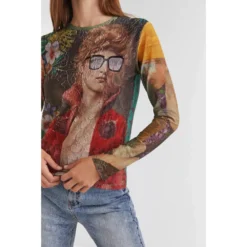 Desigual Mirna Long Sleeve T-Shirt -Bloomora Shop desigual mirna long sleeve t shirt 3