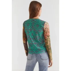 Desigual Mirna Long Sleeve T-Shirt -Bloomora Shop desigual mirna long sleeve t shirt 4