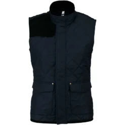 KARIBAN Sleeveless Down Matelassé Vest