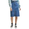 Lee L38FHLB12 Midi Denim Skirt 1 Lee L38FHLB12 Midi Denim Skirt -Bloomora Shop lee l38fhlb12 midi denim skirt
