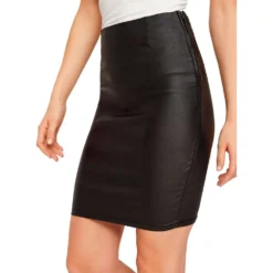 Pieces Paro High Waist Coated Skirt 12 Pieces Paro High Waist Coated Skirt -Bloomora Shop pieces paro high waist coated skirt 4