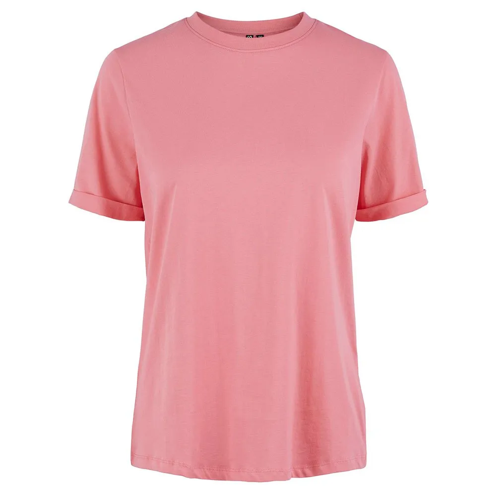 Pieces Ria Fold Up Solid Short Sleeve O Neck T-Shirt 3 Pieces Ria Fold Up Solid Short Sleeve O Neck T-Shirt