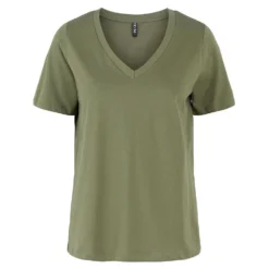 Pieces Ria Short Sleeve V Neck T-Shirt -Bloomora Shop pieces ria short sleeve v neck t shirt 2