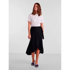 Pieces Tala Wrap Long Skirt 10 Pieces Tala Wrap Long Skirt -Bloomora Shop pieces tala wrap long skirt 3