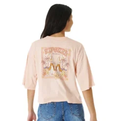 Bloomora Shop -Bloomora Shop rip curl aloha with love heritage crop short sleeve t shirt 1