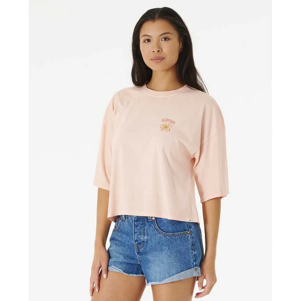 Rip Curl Aloha With Love Heritage Crop Short Sleeve T-Shirt 5 Rip Curl Aloha With Love Heritage Crop Short Sleeve T-Shirt - Image 3