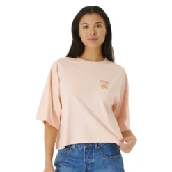 Bloomora Shop 21 Rip Curl Aloha With Love Heritage Crop Short Sleeve T-Shirt