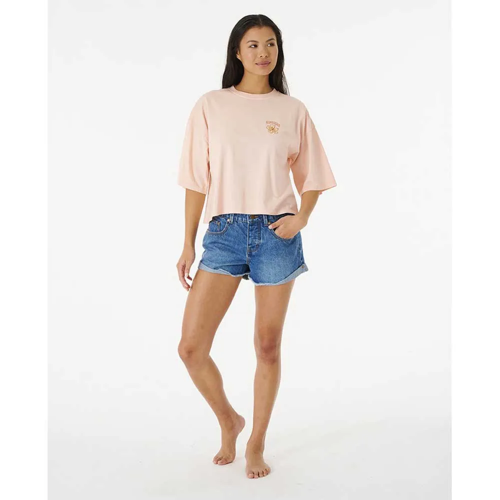 Rip Curl Aloha With Love Heritage Crop Short Sleeve T-Shirt 7 Rip Curl Aloha With Love Heritage Crop Short Sleeve T-Shirt - Image 5