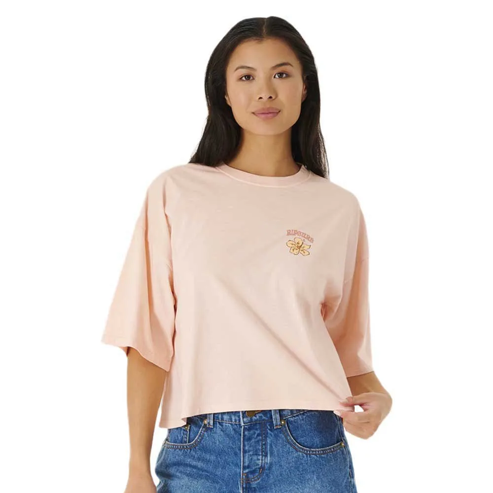 Rip Curl Aloha With Love Heritage Crop Short Sleeve T-Shirt 3 Rip Curl Aloha With Love Heritage Crop Short Sleeve T-Shirt