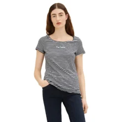 Tom Tailor Logo Print 1036192 T-Shirt -Bloomora Shop tom tailor logo print 1036192 t shirt 3