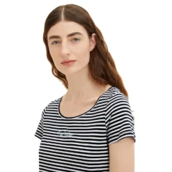 Tom Tailor Logo Print 1036192 T-Shirt -Bloomora Shop tom tailor logo print 1036192 t shirt 5