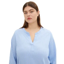 Tom Tailor Stripe Blouse 1037104 T-Shirt -Bloomora Shop tom tailor stripe blouse 1037104 t shirt 5