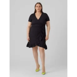 Vero Moda Curve Haya Short Sleeve Short Dress 11 Vero Moda Curve Haya Short Sleeve Short Dress -Bloomora Shop vero moda curve haya short sleeve short dress 4