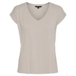 Vero Moda Fill V Neck Short Sleeve T-Shirt