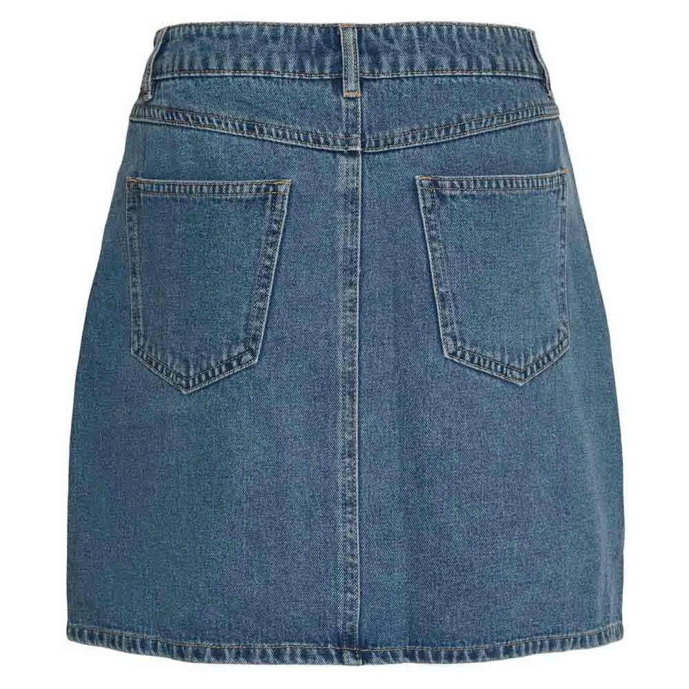 Vero Moda Harper HR M Skater Denim Skirt 6 Vero Moda Harper HR M Skater Denim Skirt - Image 4