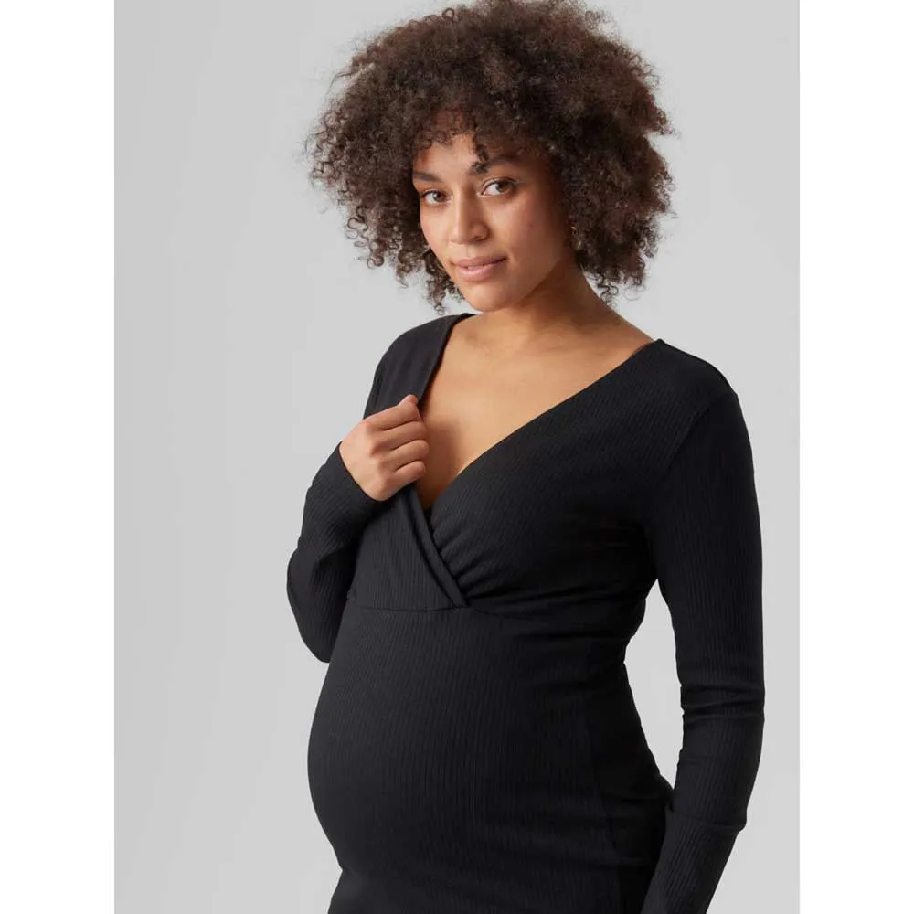 Vero Moda Lavender 2FunctionLong Sleeve Short Dress 6 Vero Moda Lavender 2FunctionLong Sleeve Short Dress - Image 4