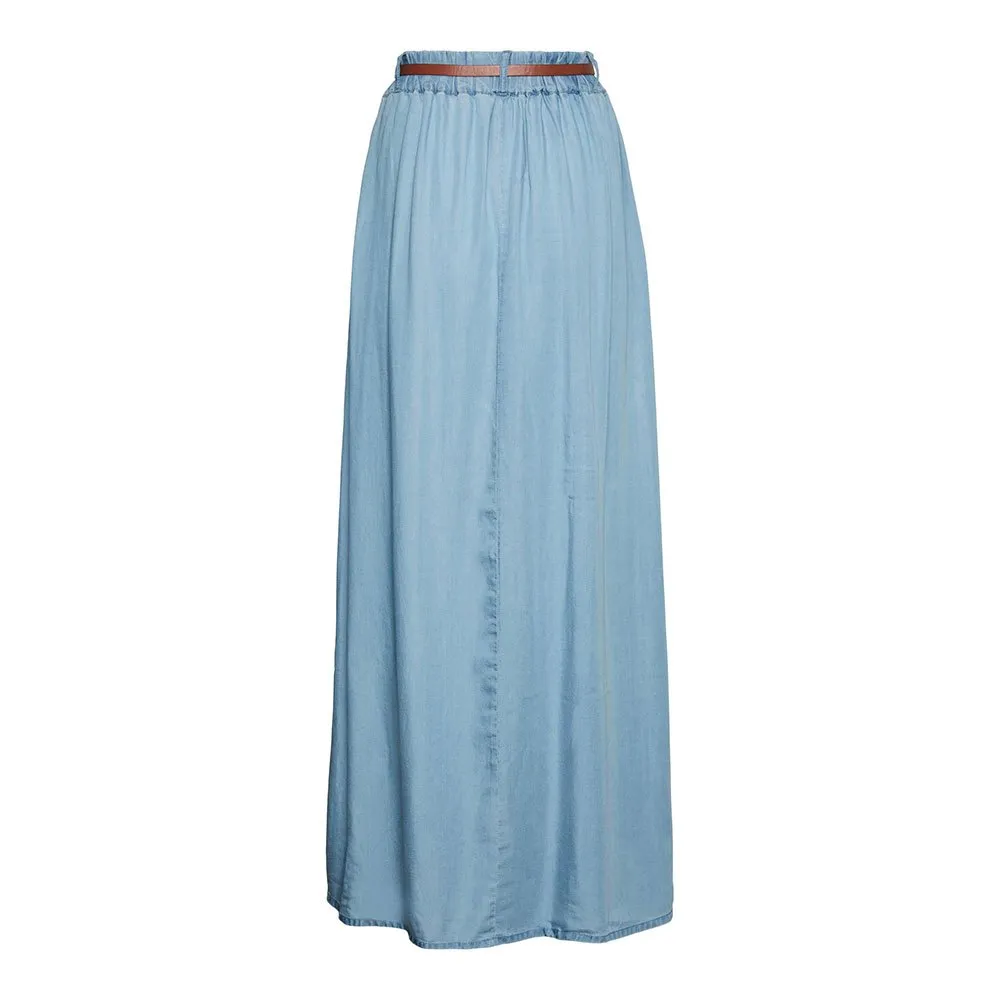 Vero Moda Lina Ankle Belt High Waist Long Skirt 6 Vero Moda Lina Ankle Belt High Waist Long Skirt - Image 4