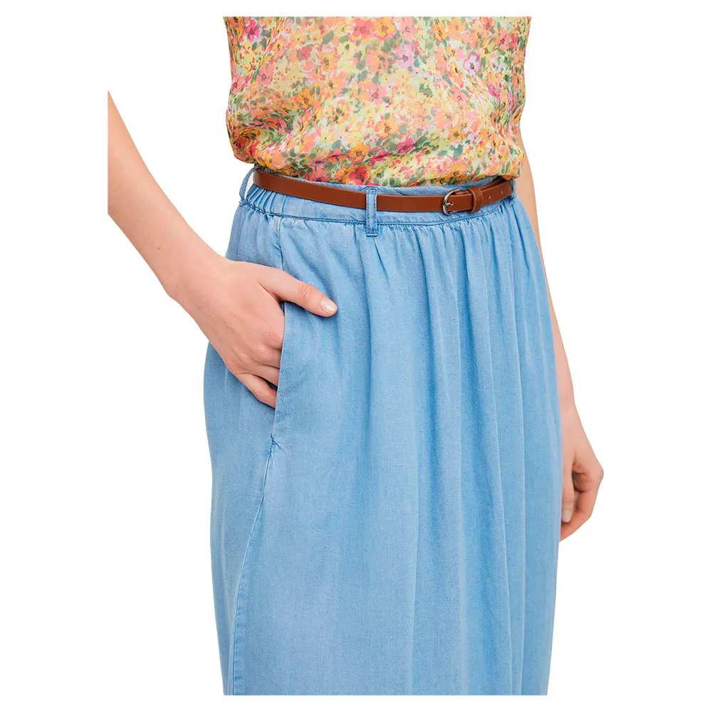 Vero Moda Lina Ankle Belt High Waist Long Skirt 7 Vero Moda Lina Ankle Belt High Waist Long Skirt - Image 5
