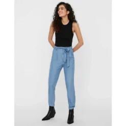 Vero Moda Mia Hr Loose Tie Pants -Bloomora Shop vero moda mia hr loose tie pants 4