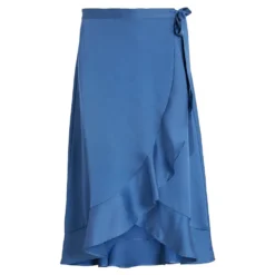Vila Ellette Wrap High Waist Midi Skirt -Bloomora Shop vila ellette wrap high waist midi skirt 2