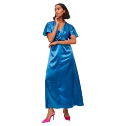 Vila Sittas Short Sleeve Long Dress -Bloomora Shop vila sittas short sleeve long dress 6