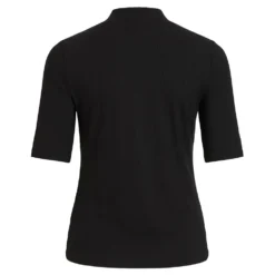 Vila Solitta 2/4 Sleeves Rib Flunnel Neck T-Shirt 11 Vila Solitta 2/4 Sleeves Rib Flunnel Neck T-Shirt -Bloomora Shop vila solitta 2 4 sleeves rib flunnel neck t shirt 3
