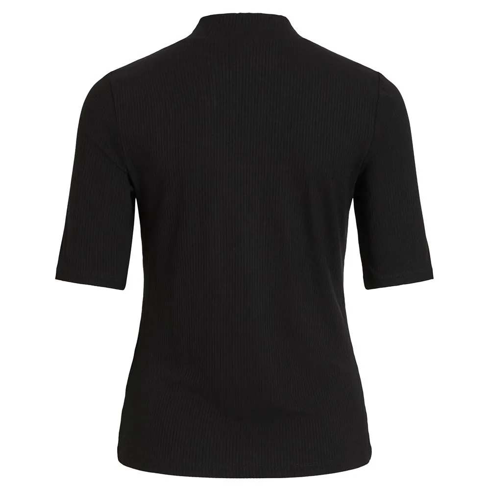 Vila Solitta 2/4 Sleeves Rib Flunnel Neck T-Shirt 6 Vila Solitta 2/4 Sleeves Rib Flunnel Neck T-Shirt - Image 4