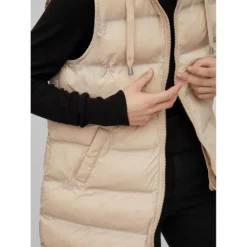 Vila Trish New Padded Long Vest -Bloomora Shop vila trish new padded long vest 5