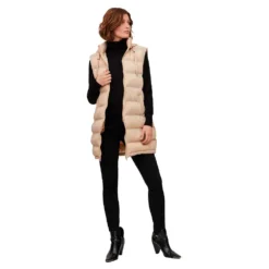 Vila Trish New Padded Long Vest -Bloomora Shop vila trish new padded long vest 6
