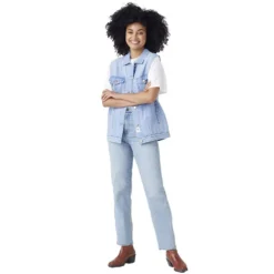 Wrangler Heritage Denim Vest -Bloomora Shop wrangler heritage denim vest 4